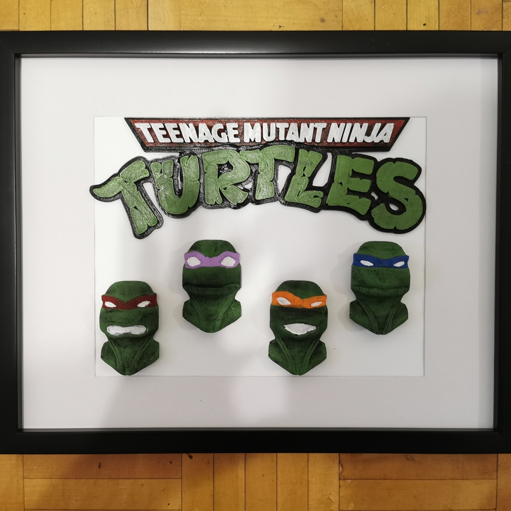 Teenage Mutant Ninja Turtles 3D Wall Art